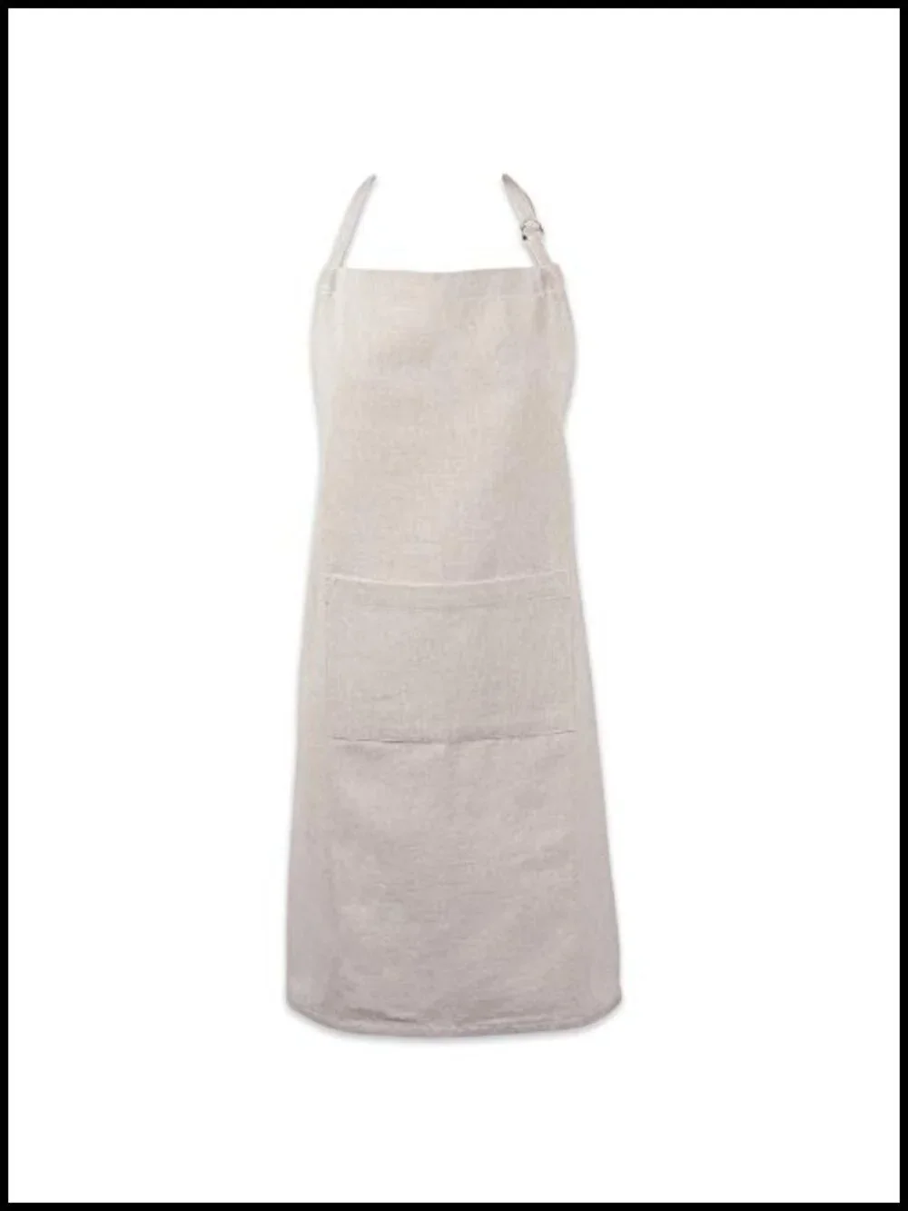 100% Cotton Solid Chambray Chef Apron, Adjustable, One Size